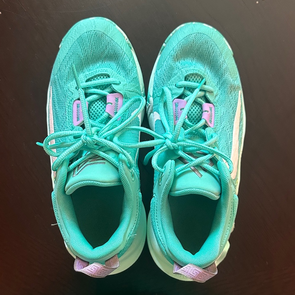 Kids Teal and Purple Sneakers